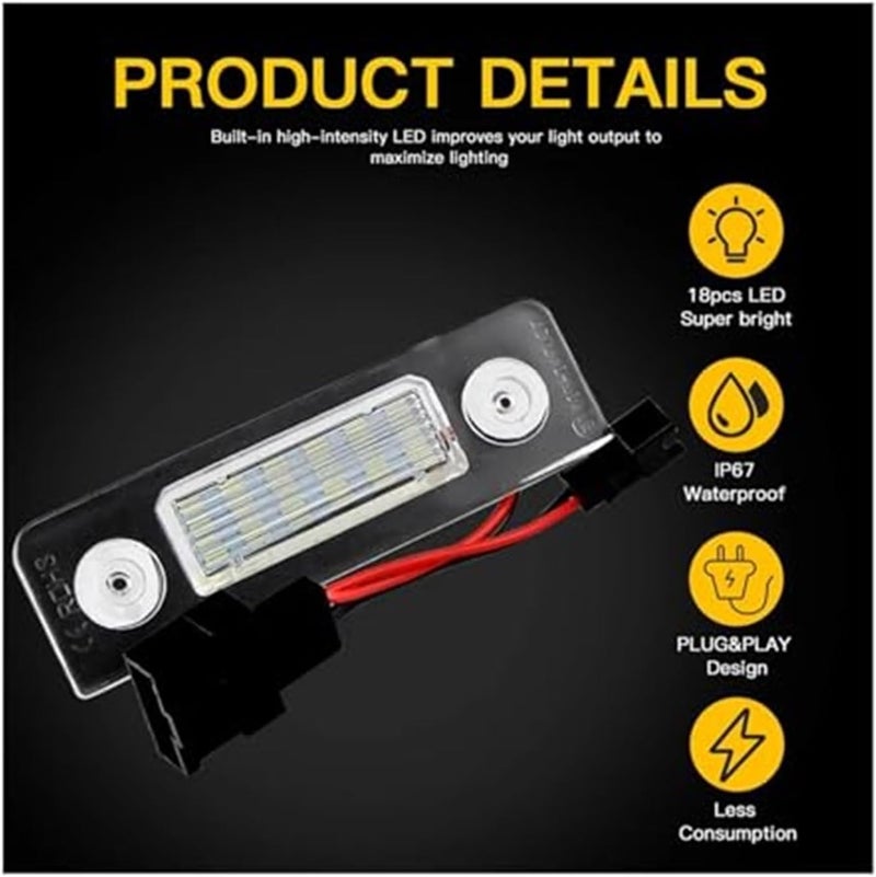 Wivplex Canbus Error Free License Plate Light for Skoda - Image 2