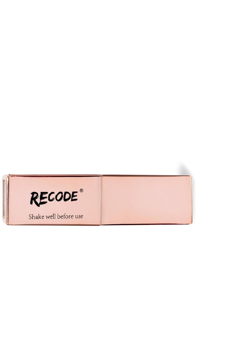 Recode 01 Gloss Fix Glossy Transfer Proof Liquid Lipstick - 01 Like A Diamond- 3 ML - Image 3