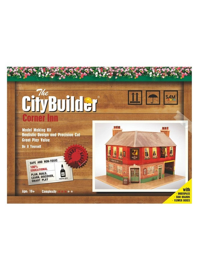 ذا سيتي بيلدر مجموعة صنع نموذج CityBuilder Corner Inn بمقياس 1:43 (7 مم) O Gauge - Image 1