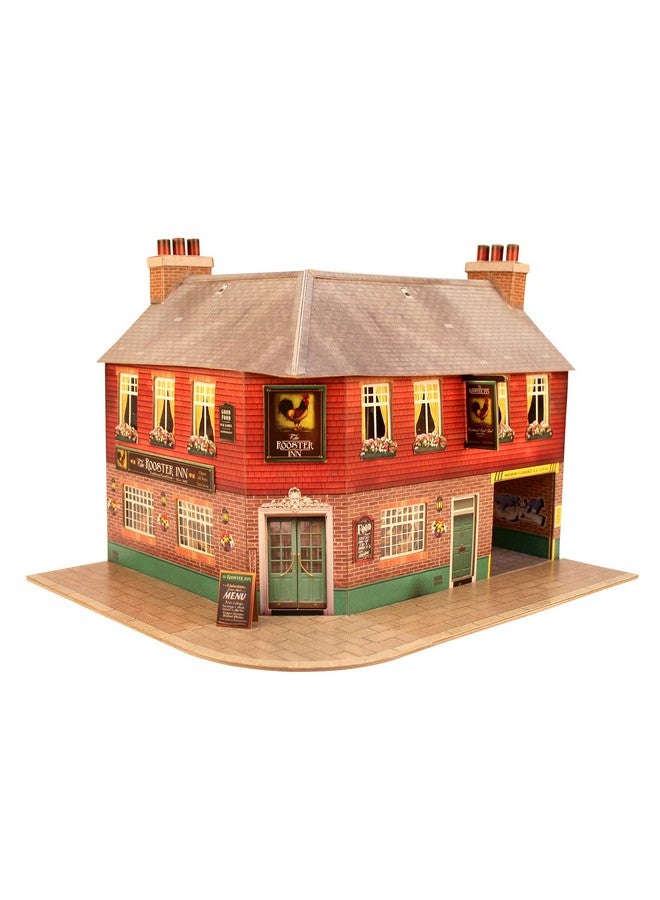 ذا سيتي بيلدر مجموعة صنع نموذج CityBuilder Corner Inn بمقياس 1:43 (7 مم) O Gauge - Image 2