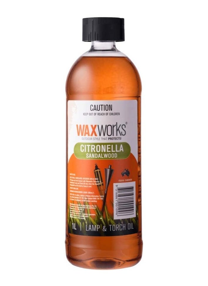 Waxworks Waxworks Classic Citronella Lamp and Torch Oil 1 L 