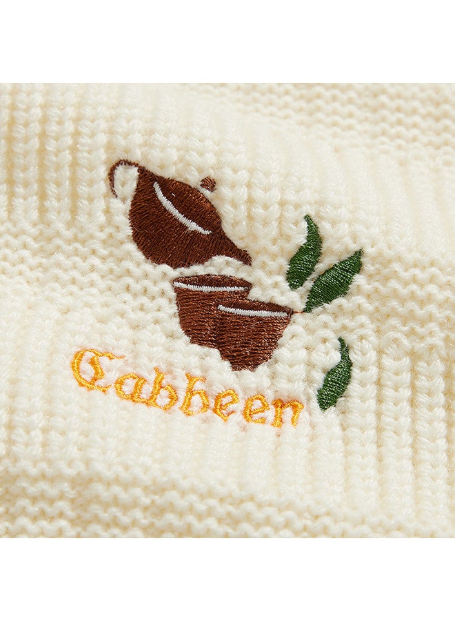 Cabbeen Men's Knitwear Spring Autumn Loose Sweater Street Couple Warm Layering Sweater - Image 4