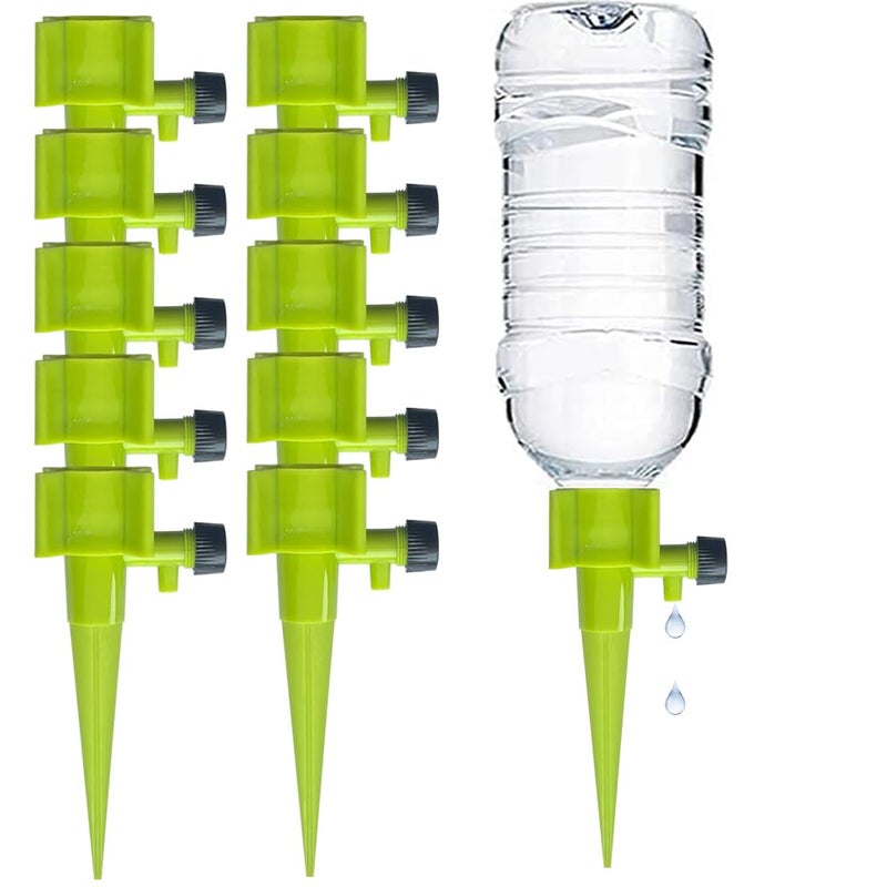 Techhark® Drip Irrigation kit for Home Garden, Self-Watering Spikes for Plants, Automatic Plant Water Devices (10 PCs,100% Leak Proof) - Image 1