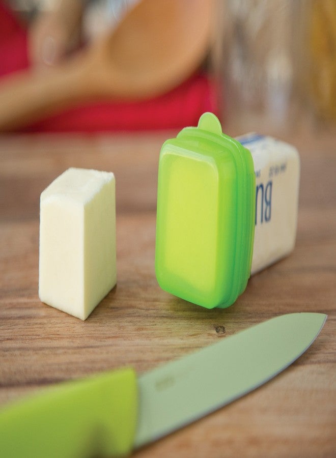 KitchenArt Healthy Measures Measuring Butter Cover, 1.5 x 2 x 1.75 inches, Green - Image 5