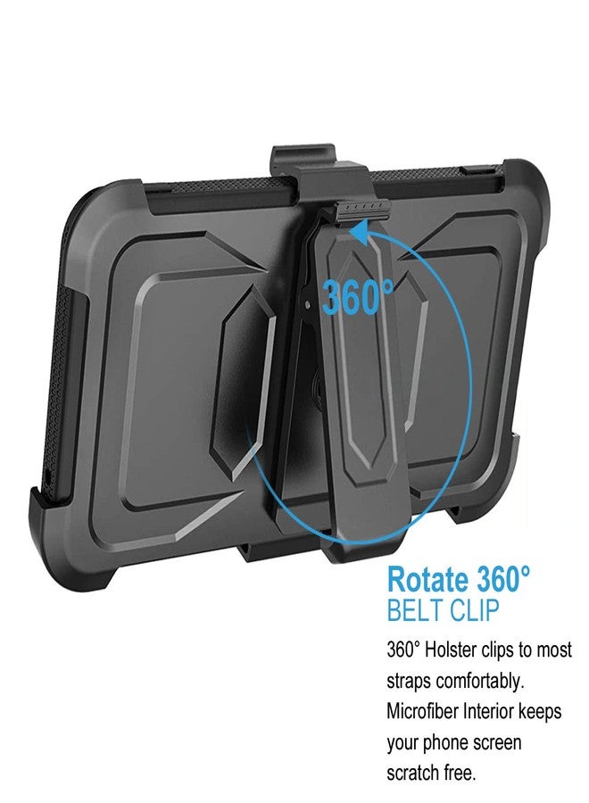 TJ's TJS Phone Case Compatible with Samsung Galaxy A71 5G (Not Fit Galaxy A71 4G (SM-A715F/DS)/Verizon A71 5G UW), Belt Clip Holster Hybrid Kickstand Heavy Duty Cover (Black) - Image 4