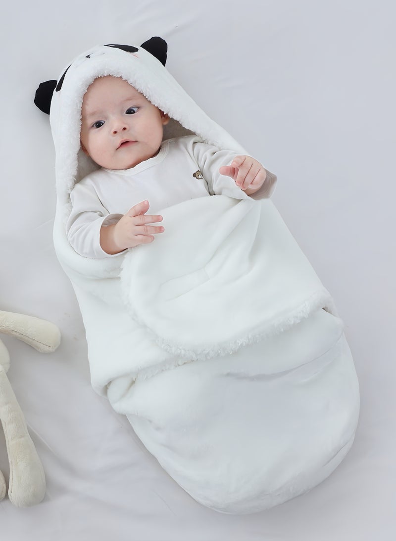 Lee Yon Cute Baby Blanket,Soft Newborn Baby Milestone Blanket for 0-6 month Baby Newborn Infant, White，94 x 70 Cm  - Image 3