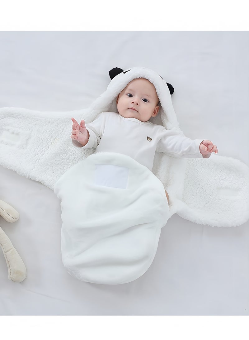 Lee Yon Cute Baby Blanket,Soft Newborn Baby Milestone Blanket for 0-6 month Baby Newborn Infant, White，94 x 70 Cm  - Image 4