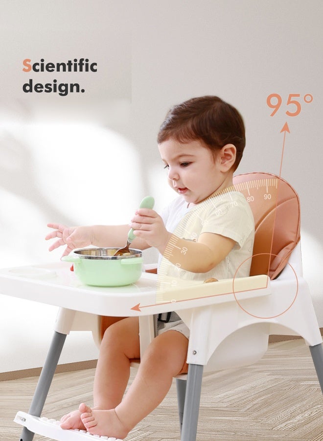keke Adjustable High Chair With Dining Tray And Safety Seat Belt For Children - Image 5