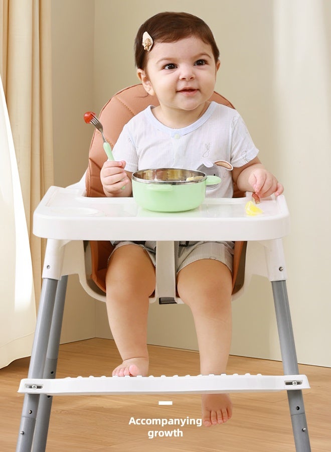 keke Adjustable High Chair With Dining Tray And Safety Seat Belt For Children - Image 2
