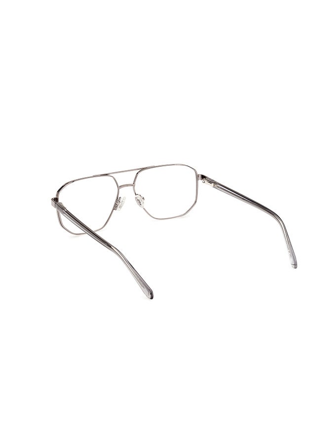 GUESS إطارات نظارات مستطيلة للرجال بلون معدني لامع GUESS GU5013500857 57 مم - Image 3