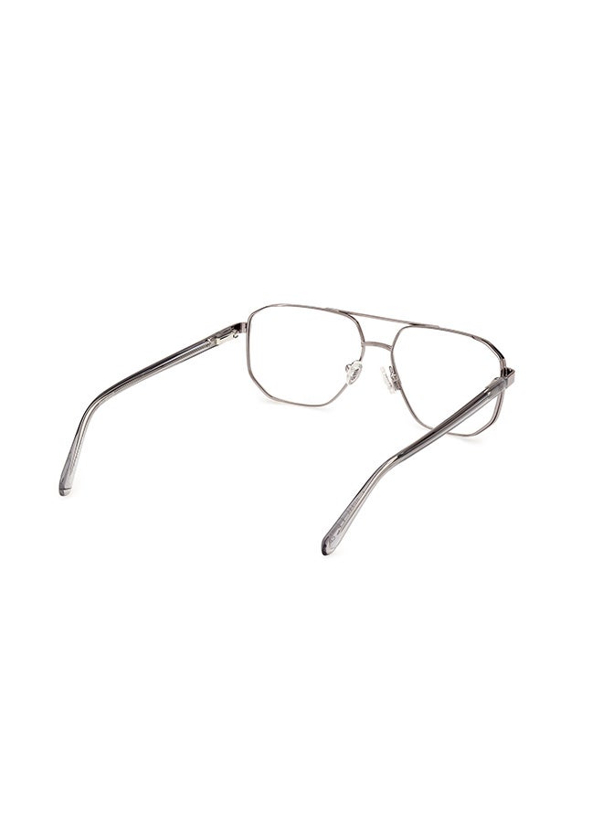 GUESS إطارات نظارات مستطيلة للرجال بلون معدني لامع GUESS GU5013500857 57 مم - Image 5