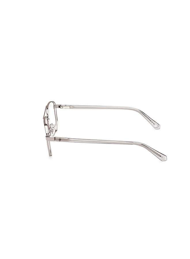 GUESS إطارات نظارات مستطيلة للرجال بلون معدني لامع GUESS GU5013500857 57 مم - Image 2