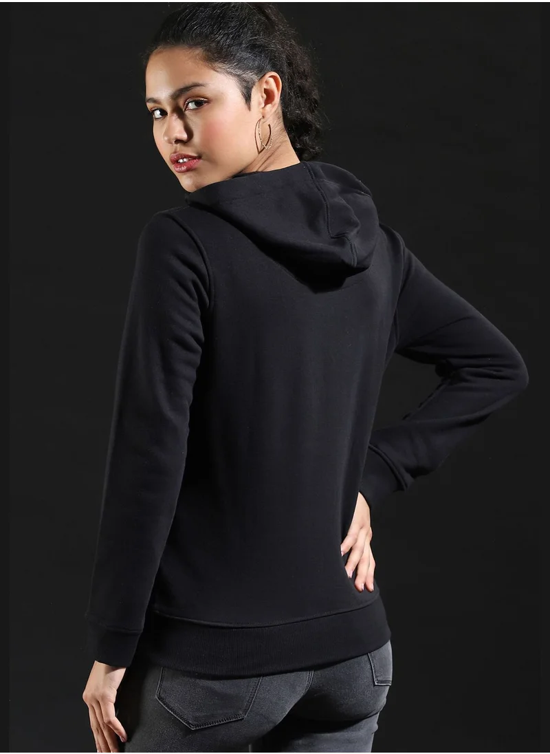 Campus Sutra Color block Sweatshirt