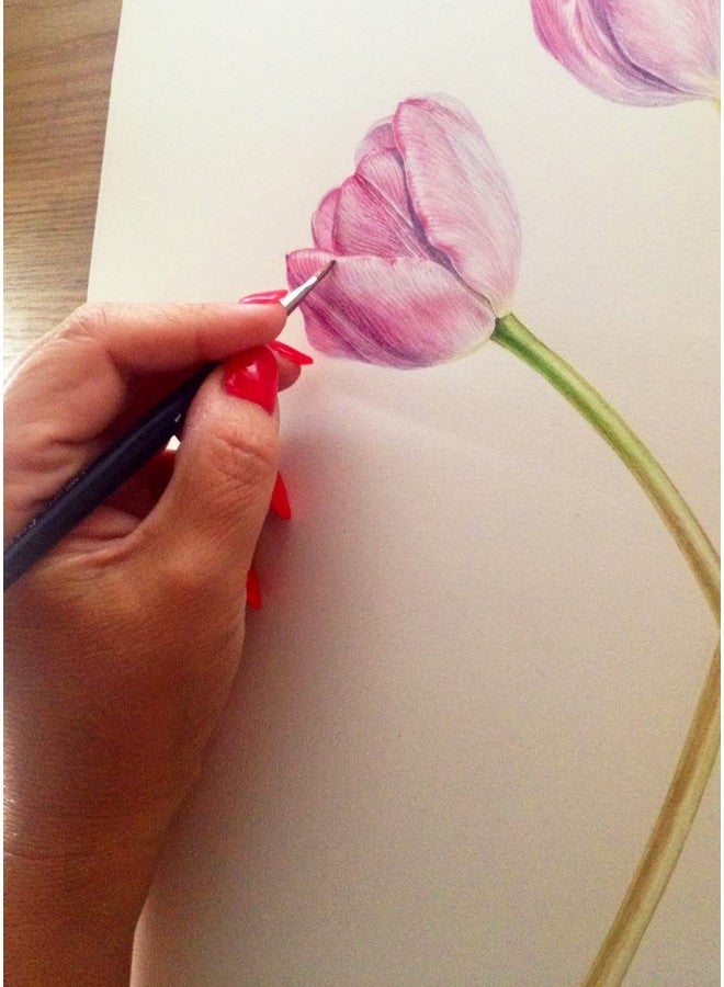 بروسترو ورق ألوان مائية للفنانين من Brustro مصنوع من القطن بنسبة 100%، 300 جرام لكل متر مربع، مضغوط على البارد، مقاس A3 (عبوة من 4 قطع + قطعة واحدة) - Image 5