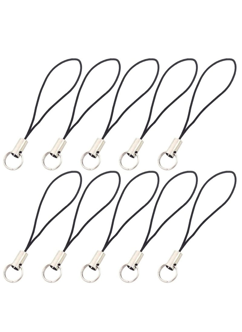 Oasisgalore 100Pcs Key Phone Lanyard Strap Chain Buckle Rope Hand Wrist Strap Lanyard Neck Strap Holder for Phone Hanging Wrist Keychain  - Image 1