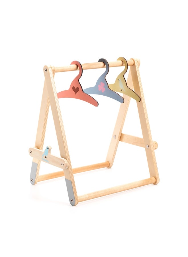DJECO Pomea Clothes Rack & Hangers - Image 3