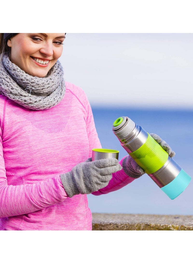Protective Silicone Boot for Water Bottle, 5 Pieces Silicone Flex Boot for Sports Water Bottles Compatible with Hydro Flask/Takeya/MIRA/Iron Flask  - Image 2