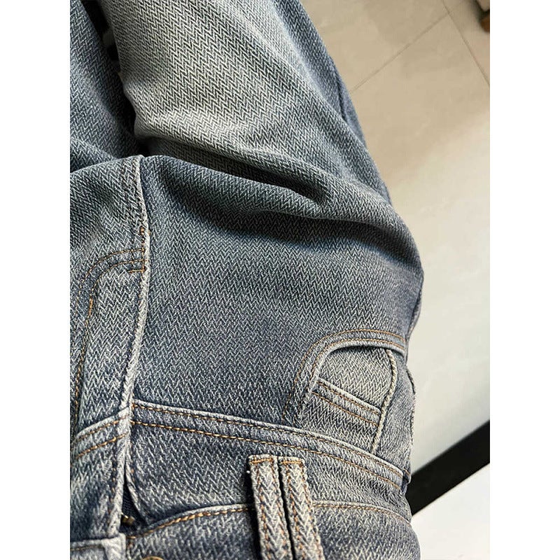 Unisex Classic Denim Jeans Loose Fit Daily Outdoor Wear - Image 5