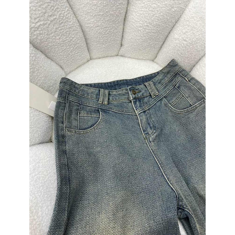 Unisex Classic Denim Jeans Loose Fit Daily Outdoor Wear - Image 2
