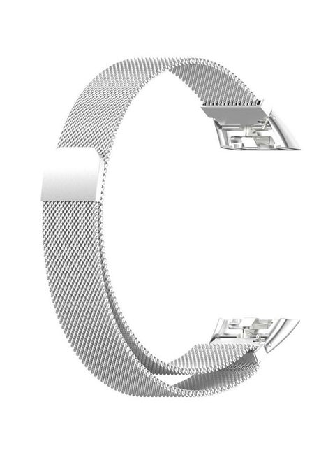 Replacement Milanese Strap For Huawei Band 6 Silver