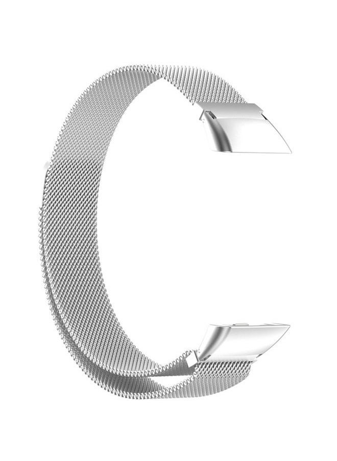 Generic - Replacement Milanese Strap For Huawei Band 6 Silver - Image 1