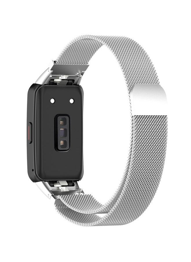 Generic - Replacement Milanese Strap For Huawei Band 6 Silver - Image 1