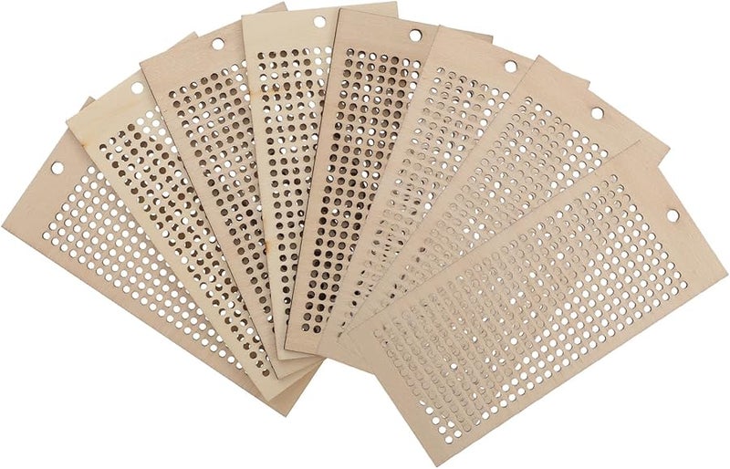 طقم إشارات مرجعية من الخشب للتطريز المتقاطع 8 قطع حرف يدوية خياطة اصنعها بنفسك - Image 2