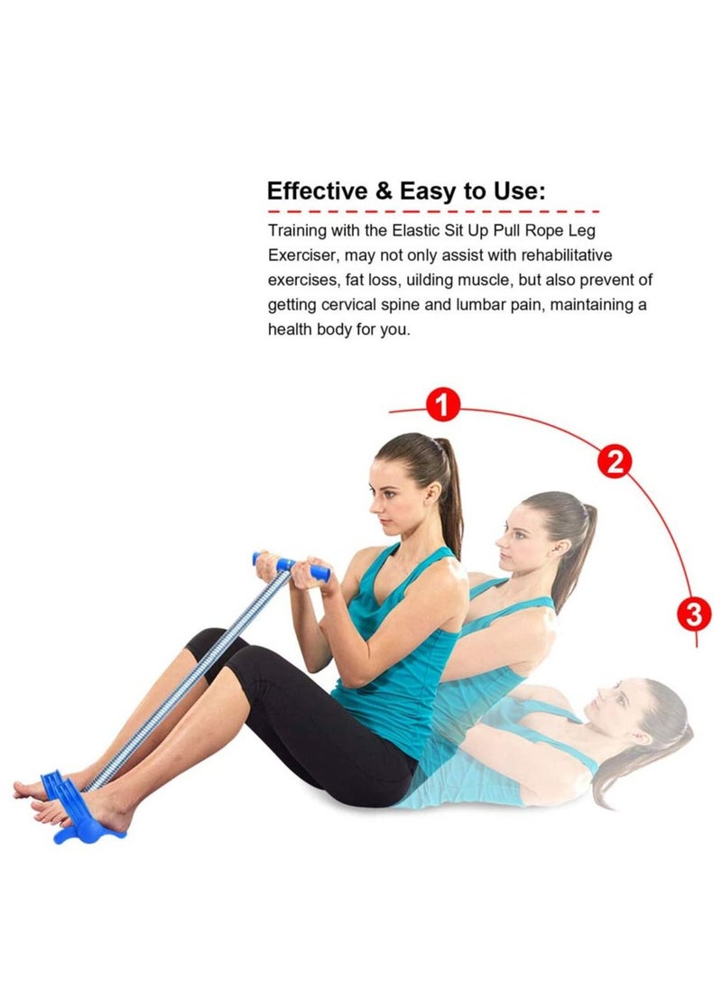 Y&D Tension Foot Pedal Elastic Sit Up Pull Rope Spring, Leg Exerciser Equipment Workout Exercise Yoga Crossfit Tubes  - Image 3