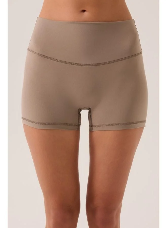 Los Ojos x Ece Vizon High Waist Short Leggings Mono Biker.
