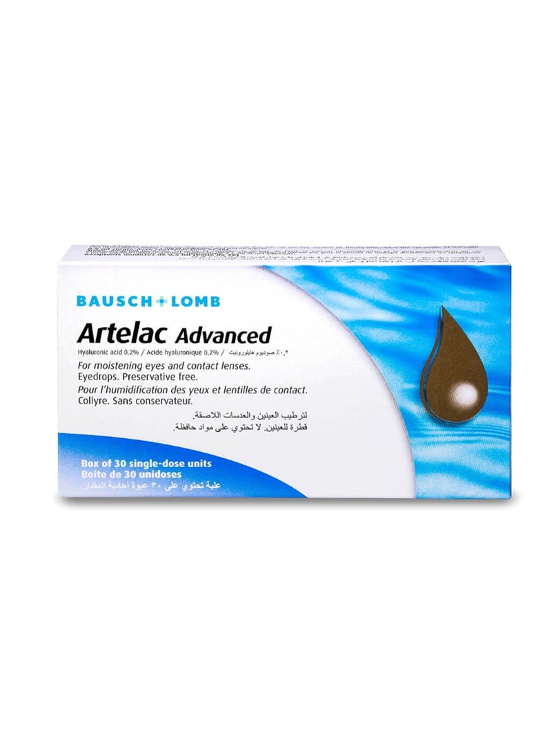 آرتيلاك ارتيلاك ادفانس نقط عين 0.2% 30 حبة