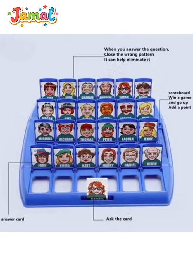 Puzzle Fun Guess Who Is It Board Game Toys - Image 2