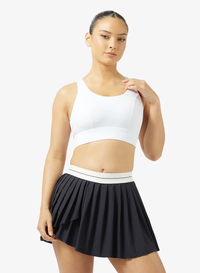 فورورد Seamless Feather Fit Medium Coverage Sports Bra with Back Clasp