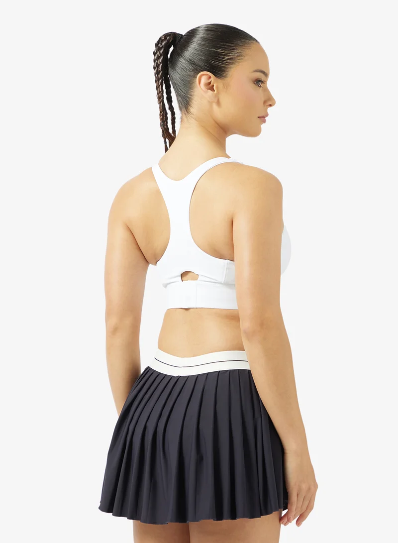 فورورد Seamless Feather Fit Medium Coverage Sports Bra with Back Clasp