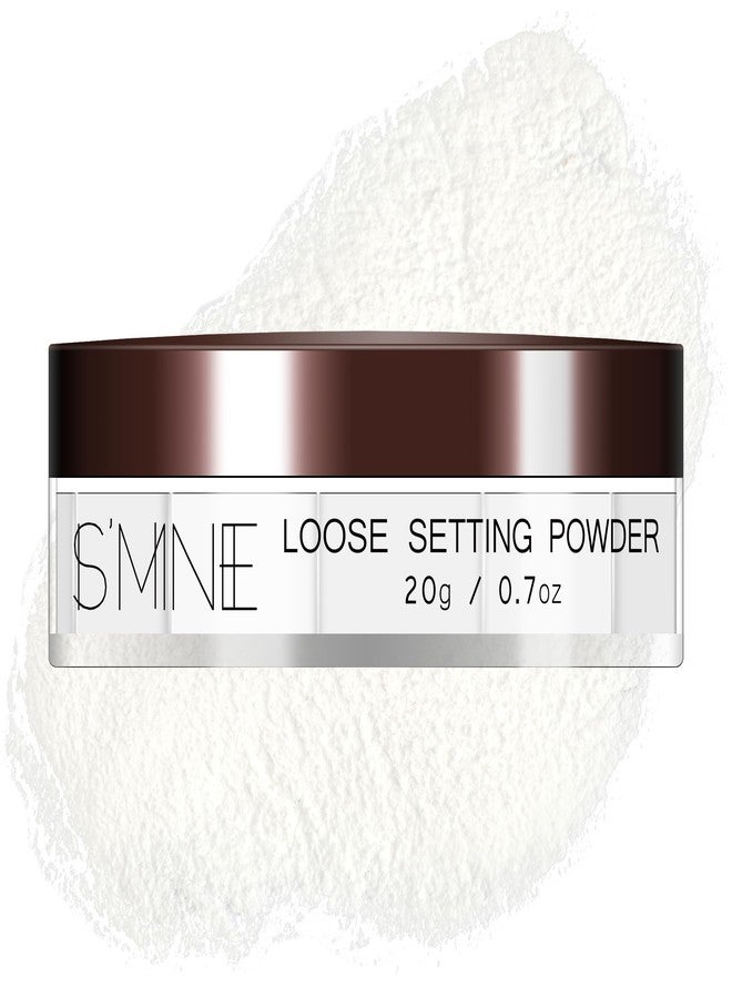 IS'MINE Loose Setting Powder, Lightweight Long Lasting Poreless Finish Transculent Loose Powder (White, 20g/0.7oz) - Image 1