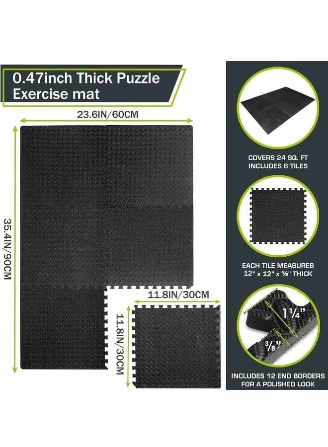 Baby Play Mats, Puzzle Foam Floor Mats, Exercise Yoga Mats, Interlocking EVA Soft Foam Floor Mats - Image 2