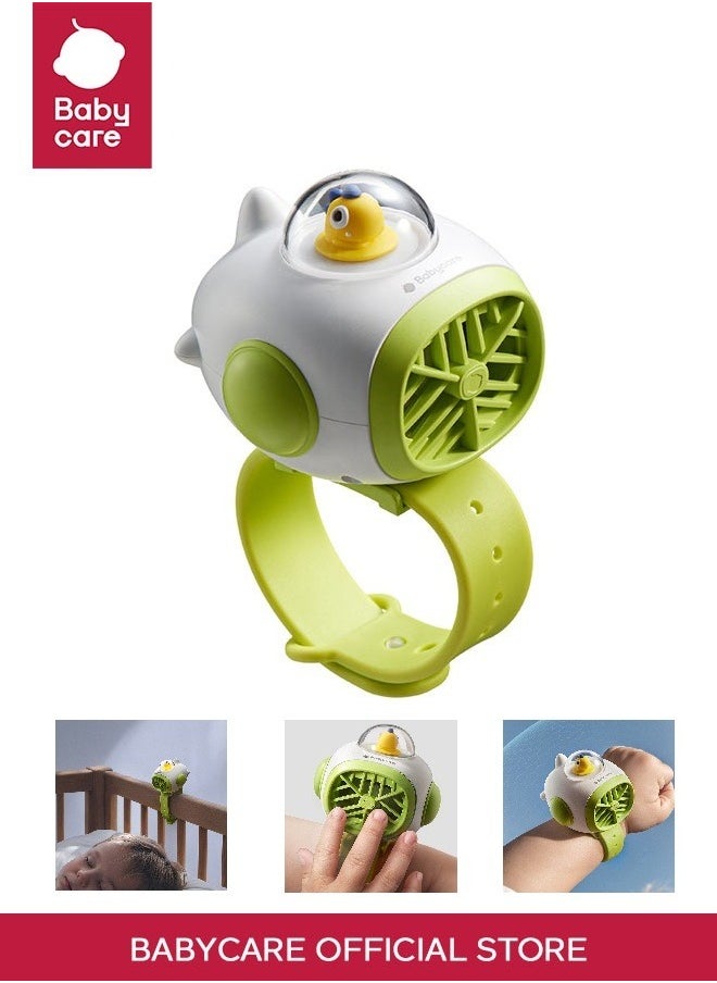 Babycare Babycare - Travel Wrist Fan - Green - Small  - Image 1