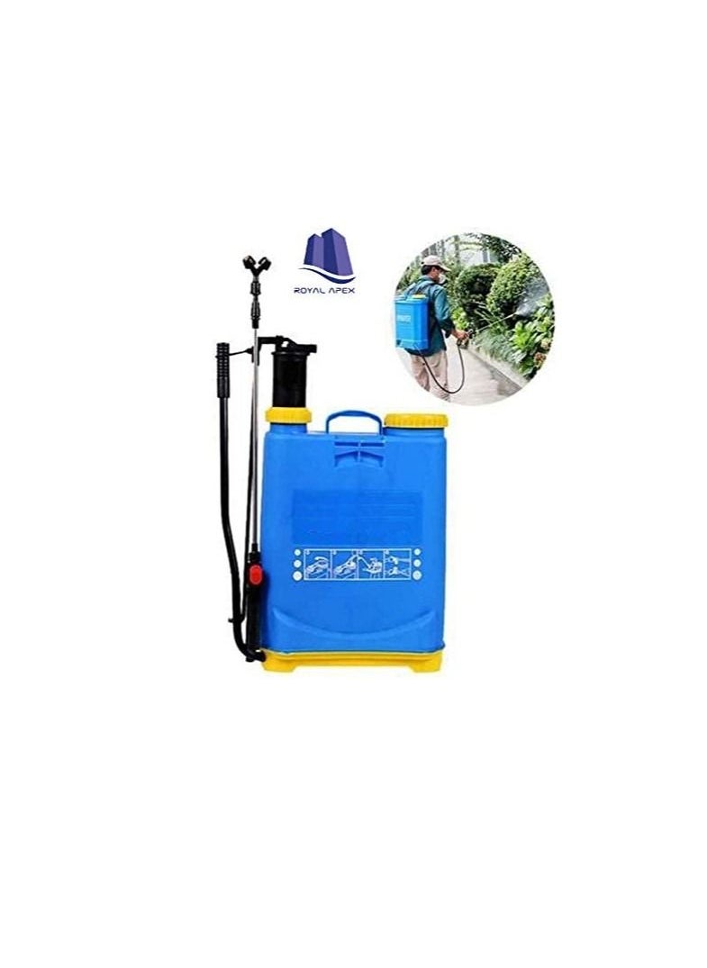 Generic Knapsack Pump Pressure Sprayer with Lance and 4 Spray Nozzles, Ergonomic Back Section, Manual Hand Pump Sprayer for Garden Lawn Yard Farm, Garden Weed Killer Sprayer 20 Ltr  - Image 3
