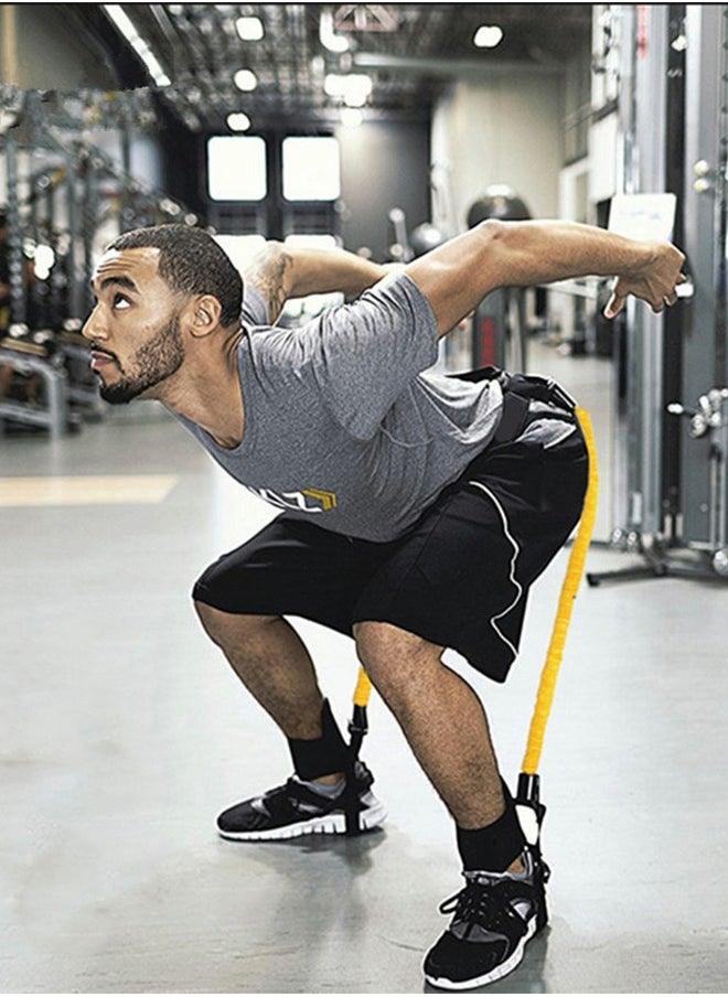 GROIC Vertical Jump Trainer, Jumping Force Training Bouncing Pull Rope, Professional Leg Muscle Strength Resistance Bands Set for Basketball Triple Jump Football Volleyball Fitness Equipment  - Image 5