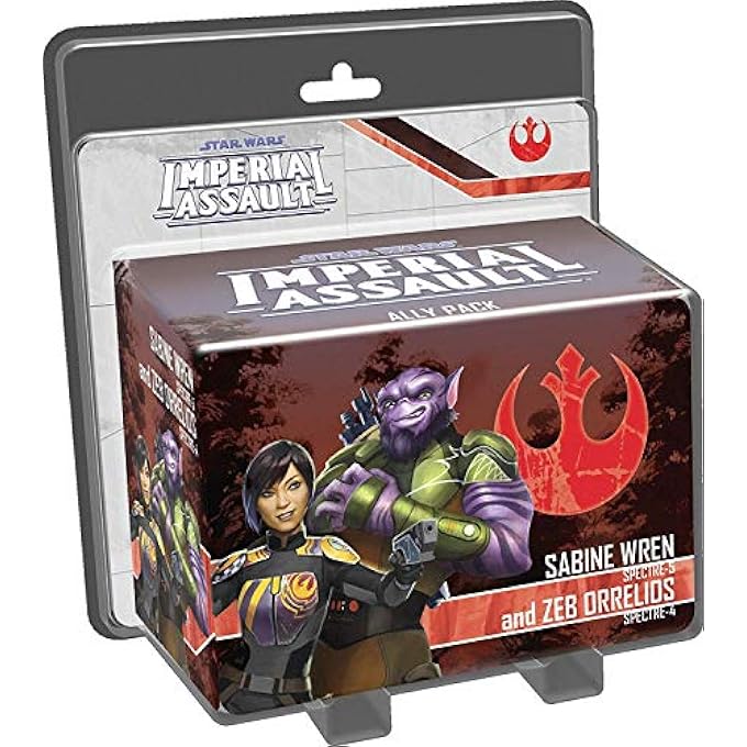 Asmodee Fantasy Flight Games Star Wars Imperial Assault  Sabine Wren and Zeb Orrel Ally - Image 2