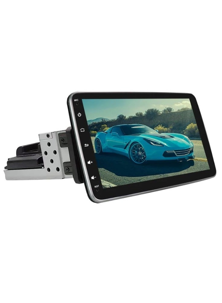 Generic 360 Adjustable Screen 9 Inch 1 Din Car Video Universal Car Radio Stereo Wi-Fi GPS Navigation FM Bluetooth Android Car Player, Mirror-link, USB Port, HD Display, with Reverse Camera  - Image 1