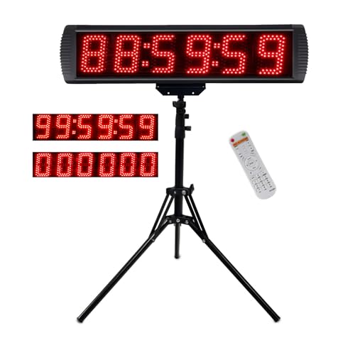 LUCKY TIME Race Clock with Tripod LED Digital Display with Counter Function can up to 999999 - Image 1