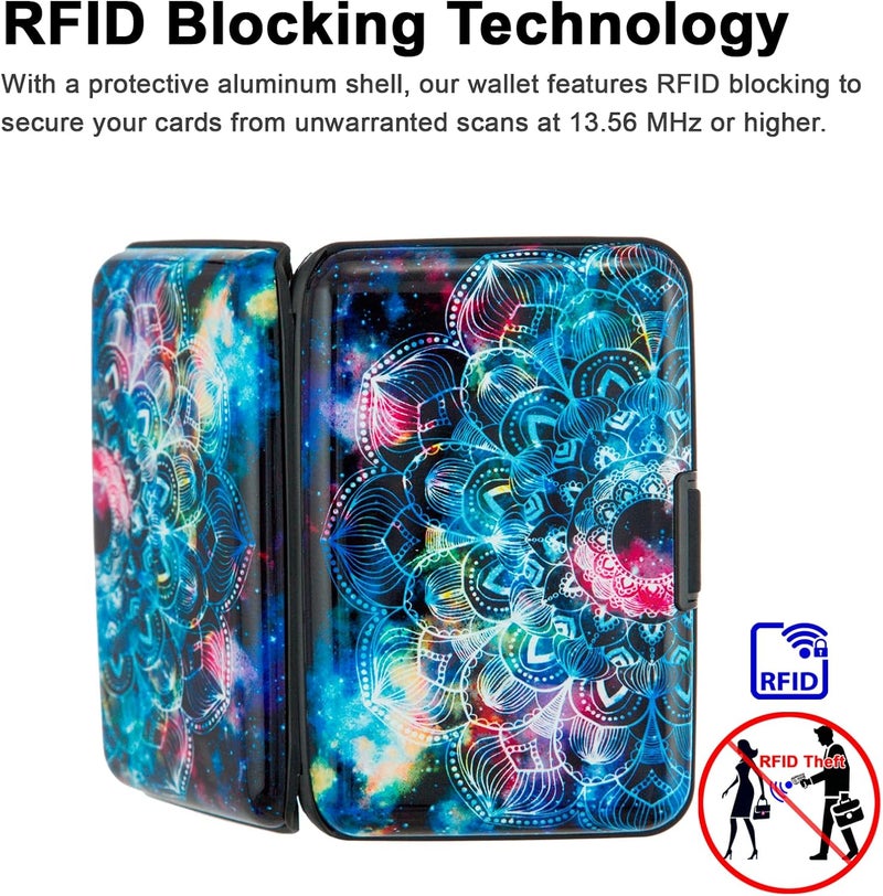 Kaabao Credit Card Holder Small RFID Blocking Wallet Business Metal Slim Mini Aluminum Hard Case for Women Men - Image 3
