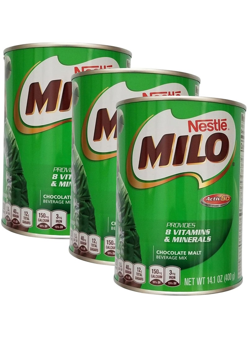 Nestle Chocolate Malt Beverage, 400g (Pack of 3) - Image 1