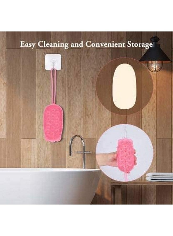 Dweezhet Bubble Bath Brush, Silicone Bath Body Brush,Ultra-Soft Scrubber for Shower Exfoliating, Body Brush for Unisex Good for Health Beauty (Multicolour, Pack of 1) - Image 4