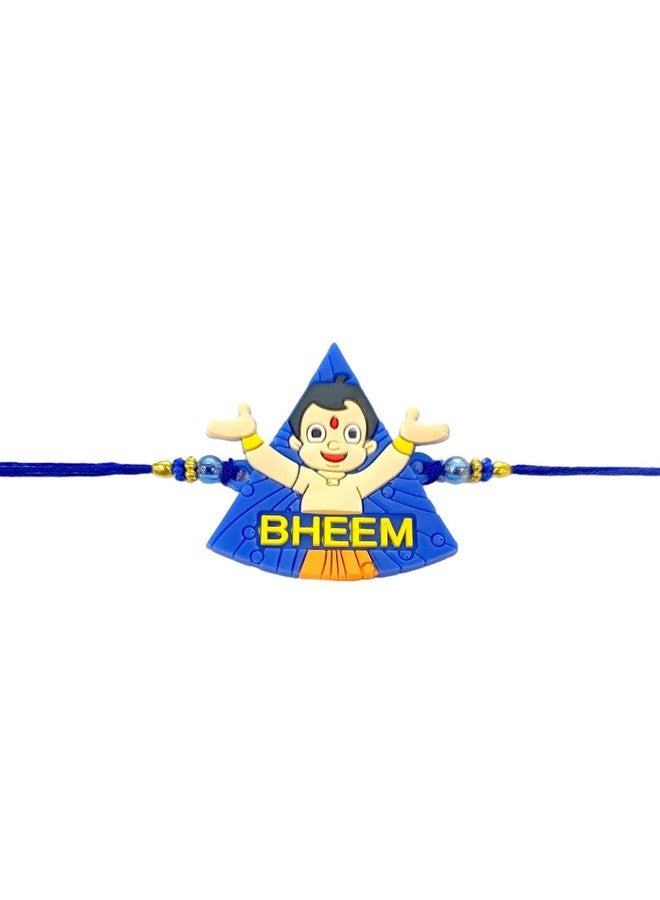 Adiva Boys BHEEM Handmade Rakhi for Brother, Raksha Bandhan Rakhi Gift Set with Roli Chawal (ADVMNKR00003) - Image 1