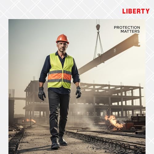 Liberty Warrior Lightweight Slip On Safety Shoes for Man | 3003-123 | Steel Toe Cap | Antislip & Water Resistant | Double Density, Antistatic & Abrasion Resistance | Black | Size 5 UK - Image 2