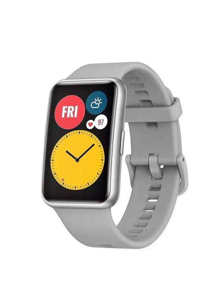 Huawei Fit Watch Band Strap,Silicone Replacement Wristband (Grey)