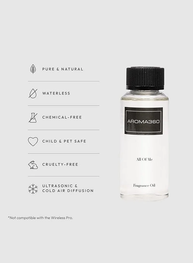 AROMA360 All Of Me Fragrance Oil Blend - Hotel Inspired for Luxury Essential Oil Diffusers - Aromatherapy Scent Diffuser Oil - Green Tea, Lemon Flower, and Jasmine