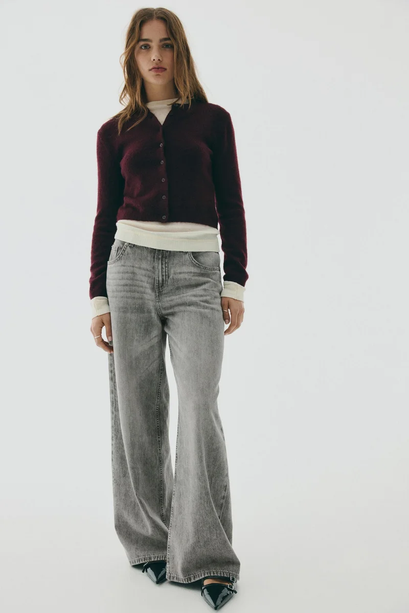 H&M Wide Regular Jeans