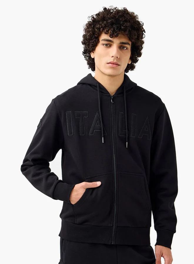 Kappa Men's Italia Embroidered Hoodie